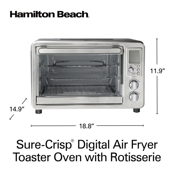 Hamilton beach toaster 2024 oven with rotisserie